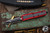 Microtech Daytona OTF Automatic Knife Red/Carbon Fiber Inlay 3.1" Dagger Black Serrated 126-3RDCFIS