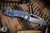 Demko Knives Custom AD-22 Titanium Anodized Blue 3.1" MagnaCut Satin
