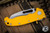 Demko Knives AD-20 Yellow G10 Folding Knife 3.6" M4 Stonewash 