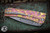 Medford Slim Midi Folding Knife Rose Sculpted "Stained Glass" 3.25" MagnaCut Tanto Tumbled