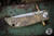 Spartan Blades Custom SHF Harsey Folding Knife Gold/Black Paisley Titanium 3.25" Stonewash
