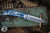 Spartan Blades Custom SHF Harsey Folding Knife Blue Compass Titanium 3.25" Stonewash