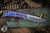 Spartan Blades Custom SHF Harsey Folding Knife Purple "Plague Doctor" Titanium 3.25" Stonewash