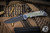 Spartan Blades Custom SHF Harsey Folding Knife Green/Satin "Plague Doctor" Titanium 4" Black PVD