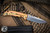 Spartan Blades Custom SHF Harsey Folding Knife Chromed Orange Titanium 4" Stonewash