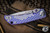Spartan Blades Custom SHF Harsey Folding Knife Satin/Purple Honeycomb Titanium 4" MagnaCut Stonewash