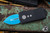 Microtech Exocet Jedi Knight OTF Wallet/Knife Cali-Legal 1.9" Dagger Blue 157-1JK (Preowned)