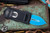 Microtech Exocet Jedi Knight OTF Wallet/Knife Cali-Legal 1.9" Dagger Blue 157-1JK (Preowned)