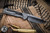 Chris Reeve Knives Large Sebenza 31 Bog Oak Inlay/Glass-Blasted Titanium MagnaCut Knife 3.6" Drop Point Polished L31-1136 