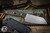 RMJ Osprey 9 Adventure Kitchen Knife Blaze Olive G10 4.5" Stonewash 