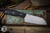 RMJ Osprey 9 Adventure Kitchen Knife Black G10 4.5" Stonewash