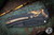Medford Slim Midi Folding Knife PVD "Gold Laurel Leaf Filigree" Titanium 3.25" Drop Point PVD