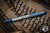 Spartan Blades Grafi Pen Satin/Blue Titanium 5.25" Overall  -SP2BL