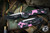 Product - Microtech LUDT Smooth Body Pink Camo Automatic Folding Knife 3.4" Drop Point Black 135S-1PKCS 