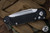 Microtech LUDT Gen III Automatic Folding Knife Black Aluminum/ Grip Inlay 3.4" M390 Drop Point Stonewash 1135-10