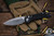 Microtech LUDT Gen III Automatic Folding Knife Black Aluminum/ Grip Inlay 3.4" M390 Drop Point Stonewash 1135-10