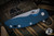 Rick Hinderer Knives XM-18 3.5" Spear Point Knife Blue/Black G10, Battle Blue