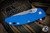 Rick Hinderer Knives XM-18 3.5" Spear Point Knife Blue G10, Stonewash Bronze