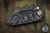 Medford Micro Praetorian T Folding Knife PVD/Bronze Sculpted "Stained Glass" Titanium 2.9" Drop Point PVD (Preowned)