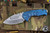 Medford Praetorian Genesis T Folding Knife Blue Titanium 3.3" Drop Point Tumbled