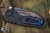 Medford Micro Praetorian T Folding Knife Black Titanium w/ Violet Pinstripe 2.9" Vulcan Tanto 