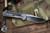  Chris Reeve Knives Large Sebenza 31 Black Micarta Inlay/Glass Blasted Titanium MagnaCut Knife 3.6" Drop Point Polished L31-1238 