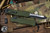 Heretic Knives Hydra OTF Automatic Knife OD Green 3.6" Recurve Two-Tone Black H008-10A-GRN