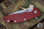 Rick Hinderer Knives XM-18 3.5" Stonewash Slicer Folding Knife Red G10/Battle Bronze