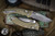 Microtech Amphibian Ram-LOK Folding Knife Fluted OD Green G10 3.9" Apocalyptic Stonewash 137RL-10APFLGTOD