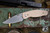 Three Rivers Manufacturing NEUTRON 2 Folding Knife Natural Canvas Micarta 3" Stonewash