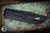 Vero Engineering Impulse Mini Folding Knife Gold E-HEX/DLC Black Titanium 3.4" Tanto DLC -EKnives EKclusive