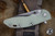 Rick Hinderer Knives XM-18 3.5" Slicer Knife Translucent Green G10, Working Finish