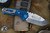 Medford Praetorian Genesis T Folding Knife Blue Titanium 3.3" Tanto Tumbled