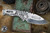 Medford Praetorian Genesis T Folding Knife Tremors/Bark Sculpted Titanium 3.3" Drop Point Tumbled