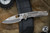 Medford Infraction Folding Knife Tumbled Titanium, Bronze Accents 3.6" Drop Point