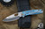 Medford Infraction Folding Knife Aqua/Bronze Hammered Sculpted Titanium 3.6" Drop Point
