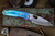 Medford Infraction Folding Knife Blue to Teal Fade Titanium 3.6" Drop Point Tumbled