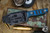 Medford The Deep Fixed Blade Knife Black/Blue G10 4.5" Drop Point Tumbled