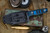 Medford The Deep Fixed Blade Knife Black/Blue G10 4.5" Drop Point PVD