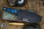 Medford The Deep Fixed Blade Knife Black/Blue G10 4.5" Drop Point PVD