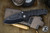 Medford Praetorian T Folding Knife PVD Black Titanium 3.75" DLC w/ Silver Jimping Drop Point