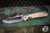 Chris Reeve Knives Small Sebenza 31 Folding Knife Glass Blasted Titanium/Box Elder Inlay 3" Polished Drop Point  S31-1138
