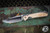 Chris Reeve Knives Small Sebenza 31 Folding Knife Glass Blasted Titanium, Box Elder Inlay 3" MagnaCut Drop Point Polished  S31-1138