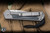 Chris Reeve Knives Small Sebenza 31 Folding Knife Glass Blasted Titanium/Black Micarta Inlay 3" Polished Drop Point  S31-1238