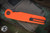 Tactile Knife Co. "Rockwall" Safety First Orange Titanium Folding Knife 2.84" MagnaCut (Preowned)