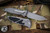 Microtech Socom Elite Manual Folding Knife Natural Titanium 4" Tanto Apocalyptic Stonewash 161-10APNC 