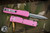 Microtech UTX-70 Blasted Pink OTF Automatic Knife 2.4" Dagger Serrated Stonewash 147-12BPK