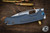 Medford Infraction Folding Knife Bead Blasted Blue Titanium 3.6" Drop Point Tumbled