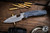 Medford Infraction Folding Knife Bead Blasted Blue Titanium 3.6" Drop Point Tumbled