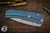 Medford Slim Midi Folding Knife Teal to Blue Fade Titanium 3.25" Tanto Tumbled